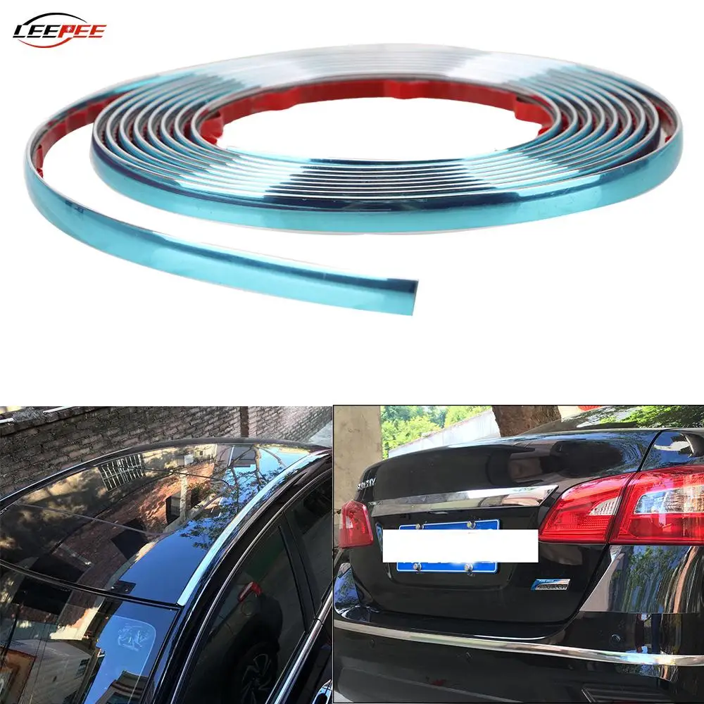 3M Chrome Strip Modanature Per Auto Adesivi Decorazione Porta Specchietto Retrovisore Paraurti Labbra Nastro Protettivo Accessori Auto Autoadesivi