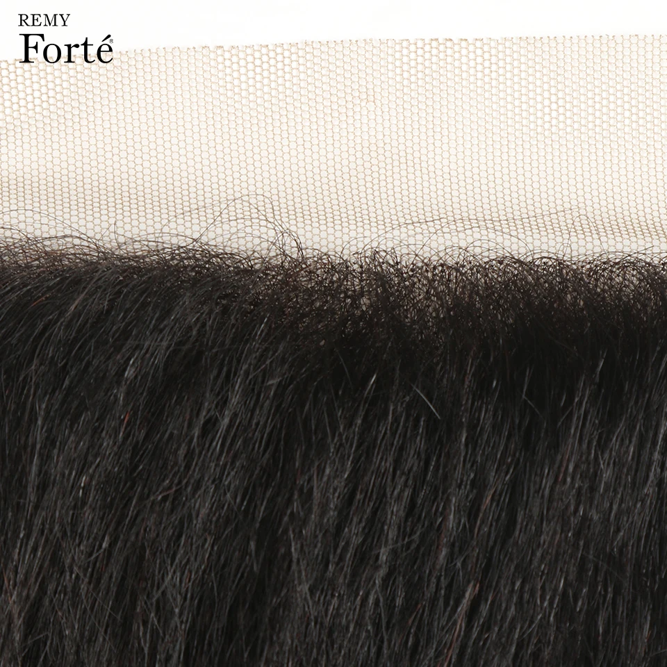 Прямые пряди Remy Forte Yaki с закрытием 30 дюймов человеческие волосы 3/4 пряди с закрытием Remy бразильские вплетаемые пряди