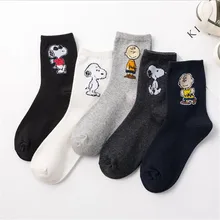 Новые милые Kawai женские носки из чесаного хлопка с героями мультфильмов Женская забавная собака развивающая музыкальная игрушка повседневные милые носки зимние теплые Meias