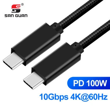 

5A USB3.2 10feet USB C Type Cord for VR Oculus PD 100W 4K Video Compatible Thunderbolt3 for Samsung Macbook Pro huawei