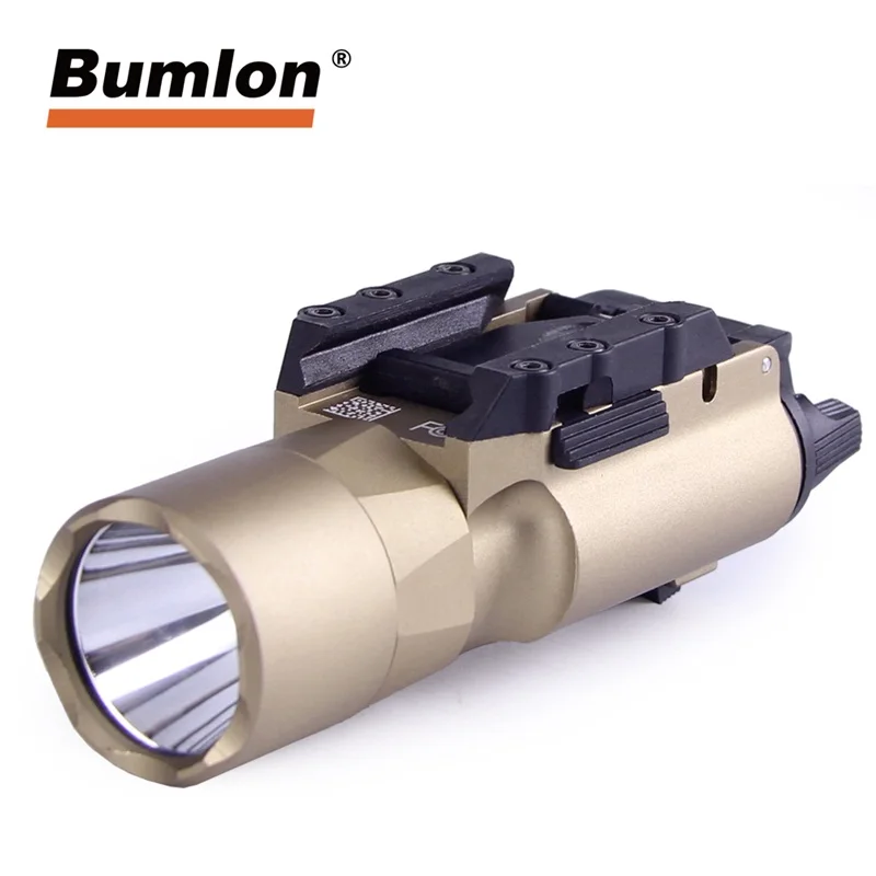 RL8-0003Tan 500 люмен Тактический X300 ультра пистолет фонарь для ружья X300U оружие свет фонарик Глок 19 свет для страйкбола охотничий фонарь - Цвет: RL8-0003Tan