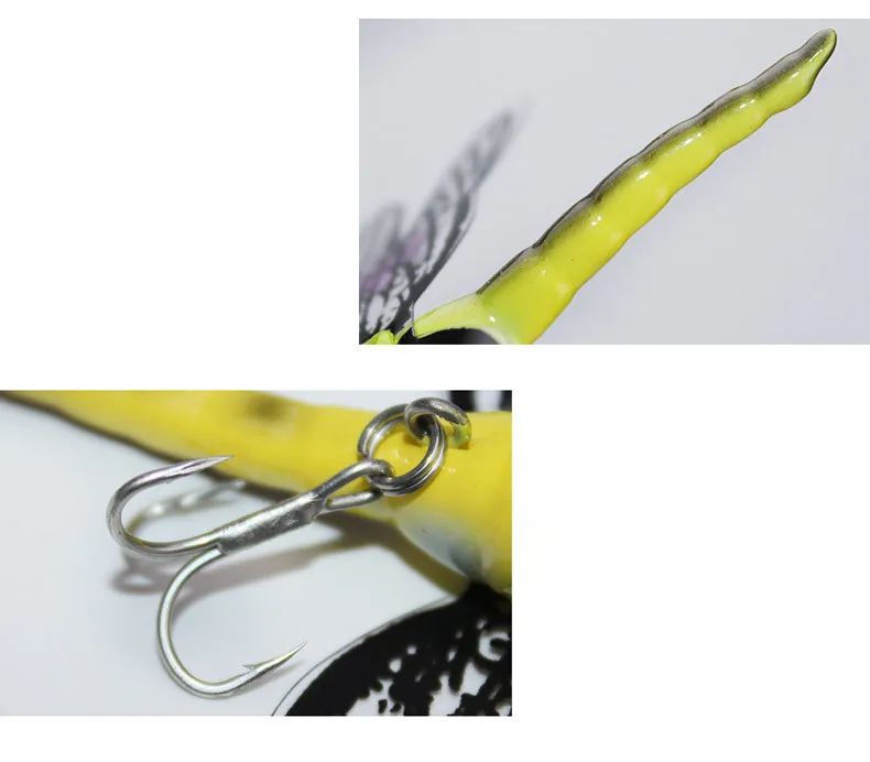Angelköder, Insektenköder, künstliche Libelle, Popper, 7,5 cm, 6 g, Graskarpfen, Bass, Tilapia, Kunstköder, 1 Stück, Ausverkauf – Detail 6
