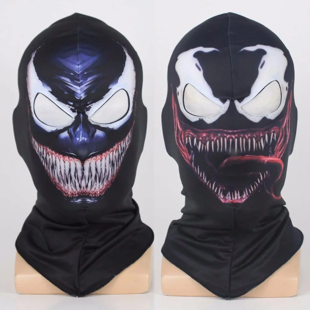 

Venom Spiderman Mask Cosplay Black SpiderMan Edward Brock Dark Superhero Venom Masks Helmet Halloween Party Props Drop Shipping