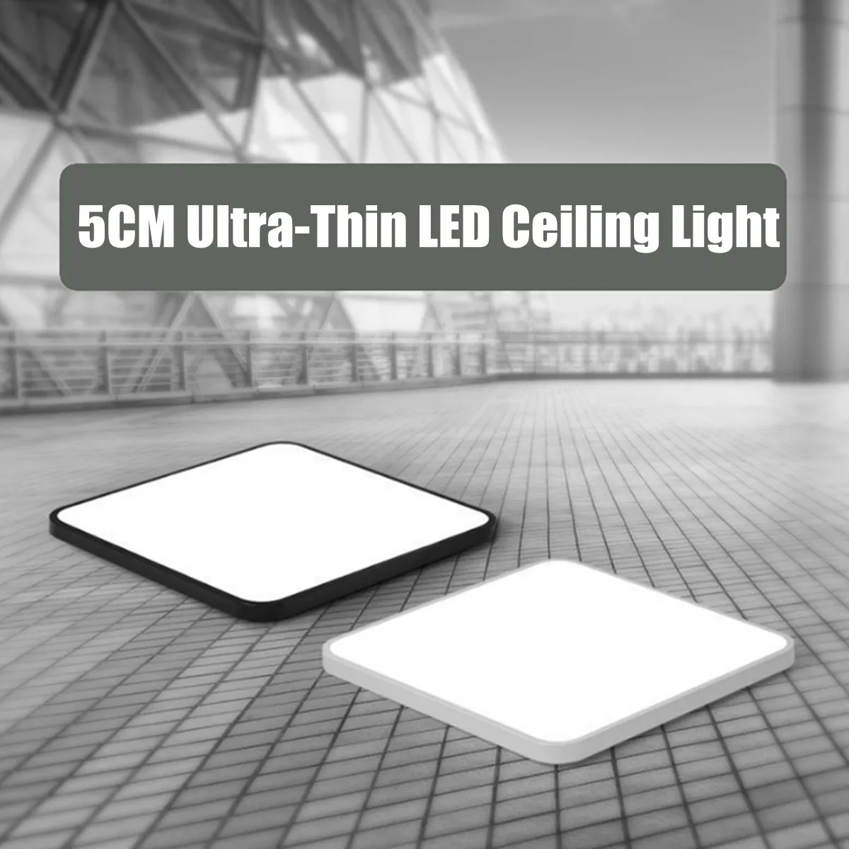 

24W LED Ceiling Light Square Bright LED Ceiling Down Light Panel Surface Mounted Bathroom Living Room Lamp Lighting Fixtures