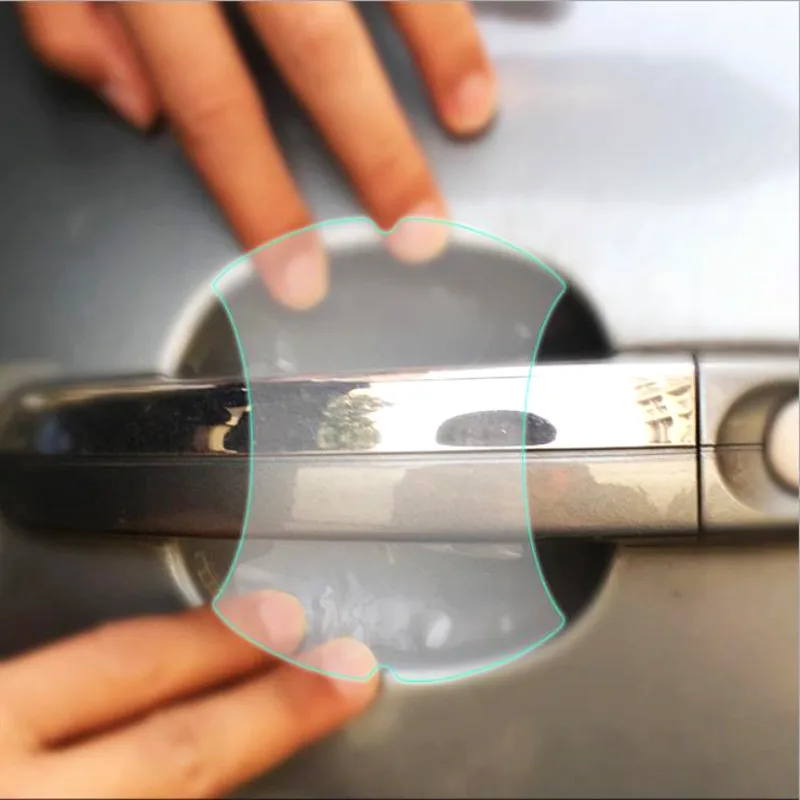2019 Special Offer Car door handle stickers film for skoda audi a4 b6 mazda 3 a3 ford focus bmw e60 volvo accessories | Автомобили и