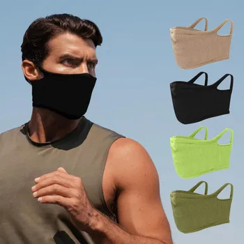 

Adults Universal Mask Solid Breathable Washable Cotton Mouth Face Mask Reusable Elastic Windproof Mask Mouth-muffle Mascarillas