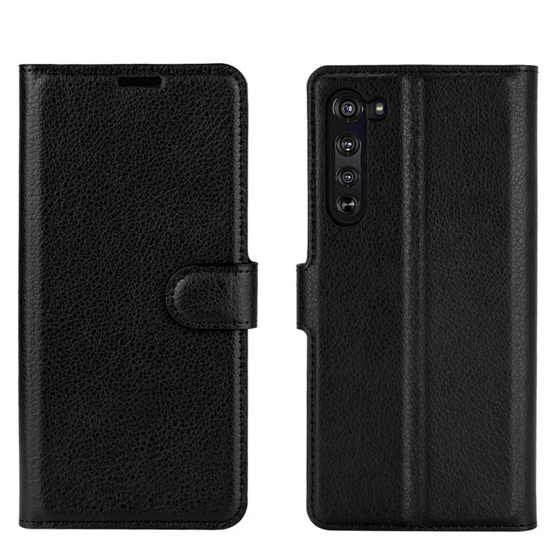 

Кожаный чехол-книжка для Motorola Edge Plus