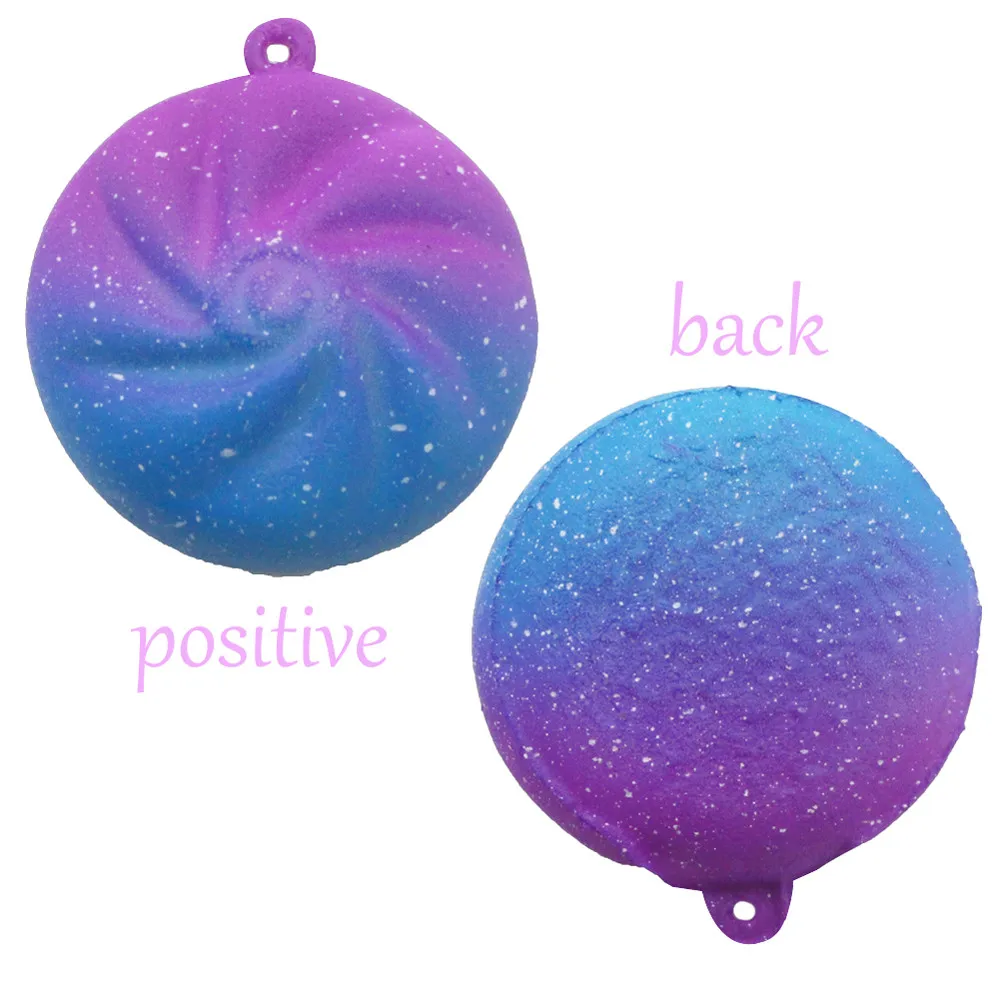 Squishies Galaxy хлеб медленно поднимающийся мультфильм крем Ароматические игрушки для снятия стресса Звездный хлеб декомпрессионная игрушка медленное восстановление Pu игрушка