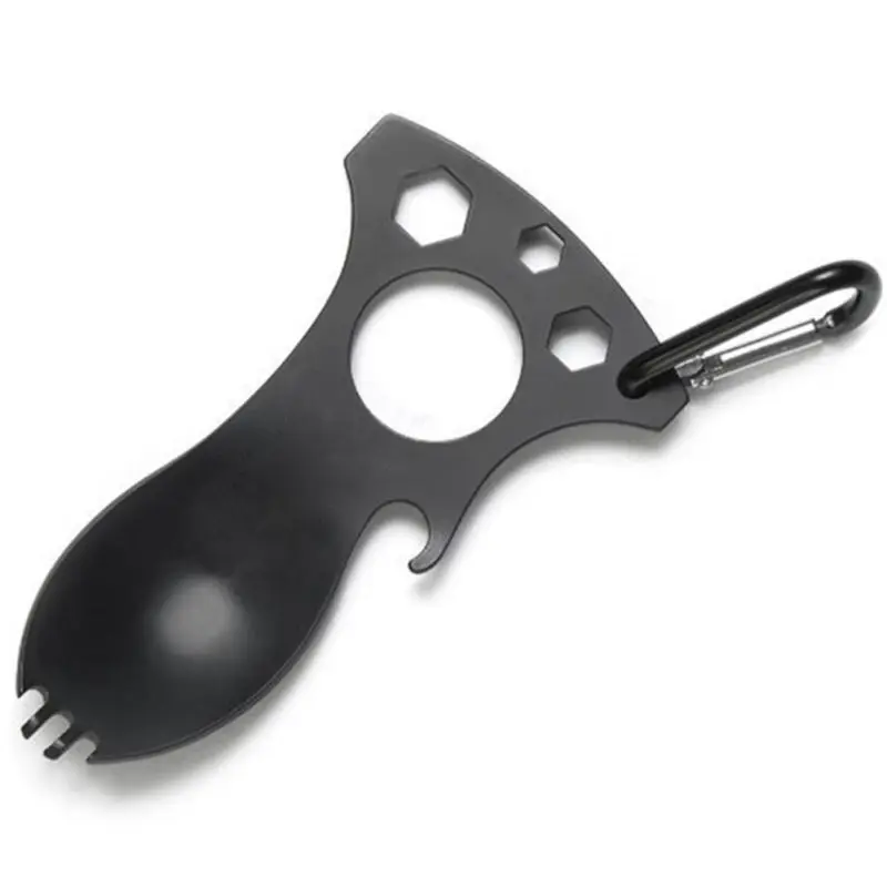 Портативный карманный для бутылок открывалка Spork ложка отвертка инструмент кемпинг путешествие на выживание комплект L1