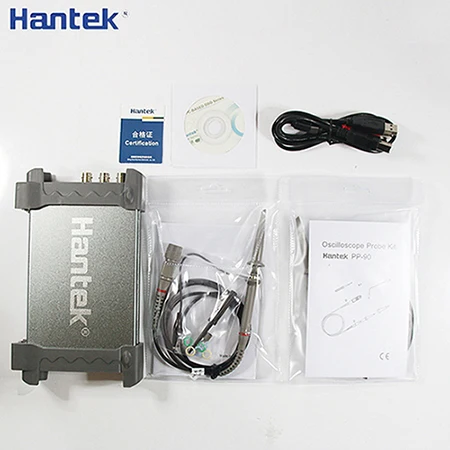 Hantek 6022BE 6022BL ПК USB портативный цифровой портативный осциллограф цифровой накопитель 2 канала 20 МГц 48MSa/s осциллограф - Цвет: 6022BE