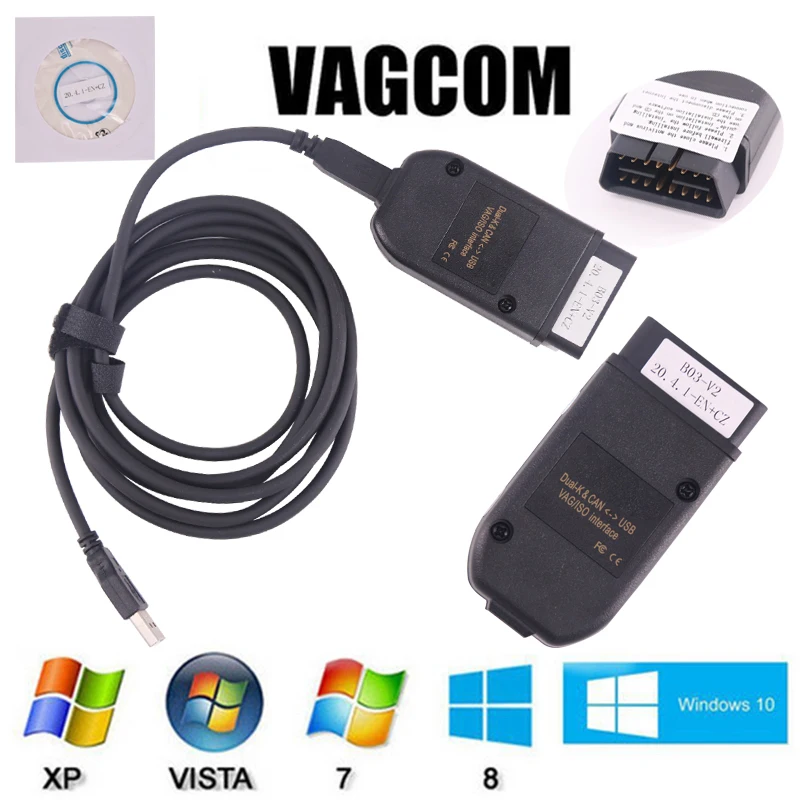2020 popolar hex v2 obd2 scanner vagcom 20.4.2 vag com 19.6 para vw audi skoda assento atmega162 + 16v8 ft232rq