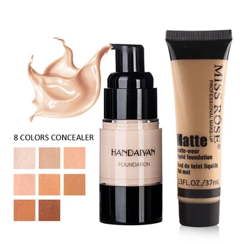 

Makeup Foundation Powder Concealer Cream Matte Long Lasting Whitening Brighten Oil Control Highlighter 3D Contour Highlight Pen