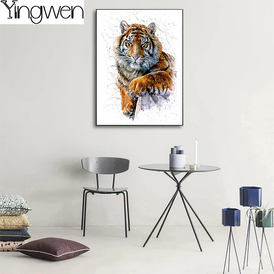 3D Diamond Painting Wild Animals Cross Stitch Full Diamond Mosaic Tiger  Panther Owl Watercolor Home Decor Hobby Rhinestone Art - AliExpress