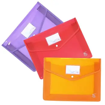

3pcs File Bags Document Folder File Pocket Document Storage Organizer Case For Office Business School Stationery Bag