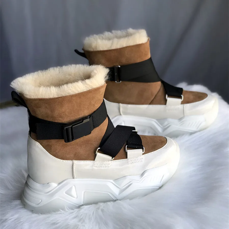 BELLECOM/женские ботинки из овечьей кожи Mao Yiti Snowfield; модель года; короткие зимние ботинки с подкладкой из хлопка