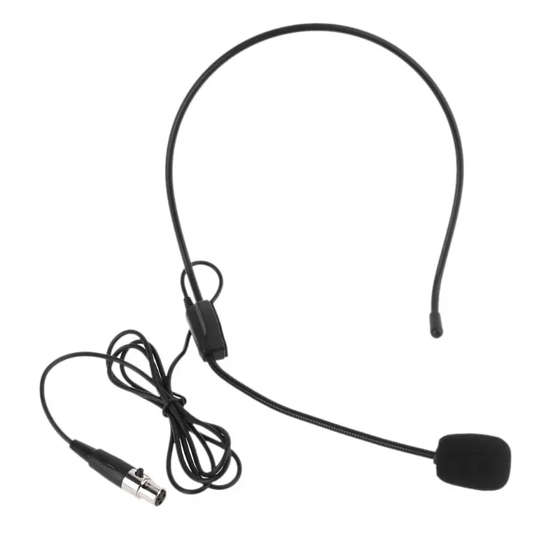 XLR 3 контактный микрофон головной убор руководство конденсаторный для