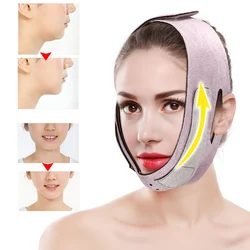 Double Chin V Face Mask Beauty Shape Face Lifting Tightening Correction Bandage Shaper Slimming Face Shield Fine Packaging Pink