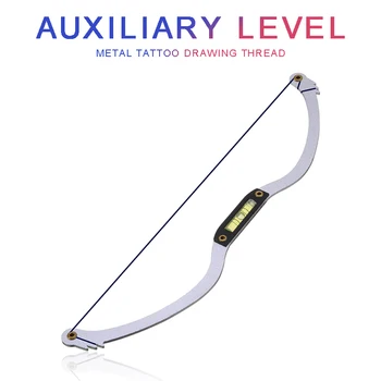 

Pre-Inked Eyebrow Marker Line Measure Ruler Brow Tattoo Dyeing Liner Mapping String Tool Thread Kit W/ Dropper Cotton Strip