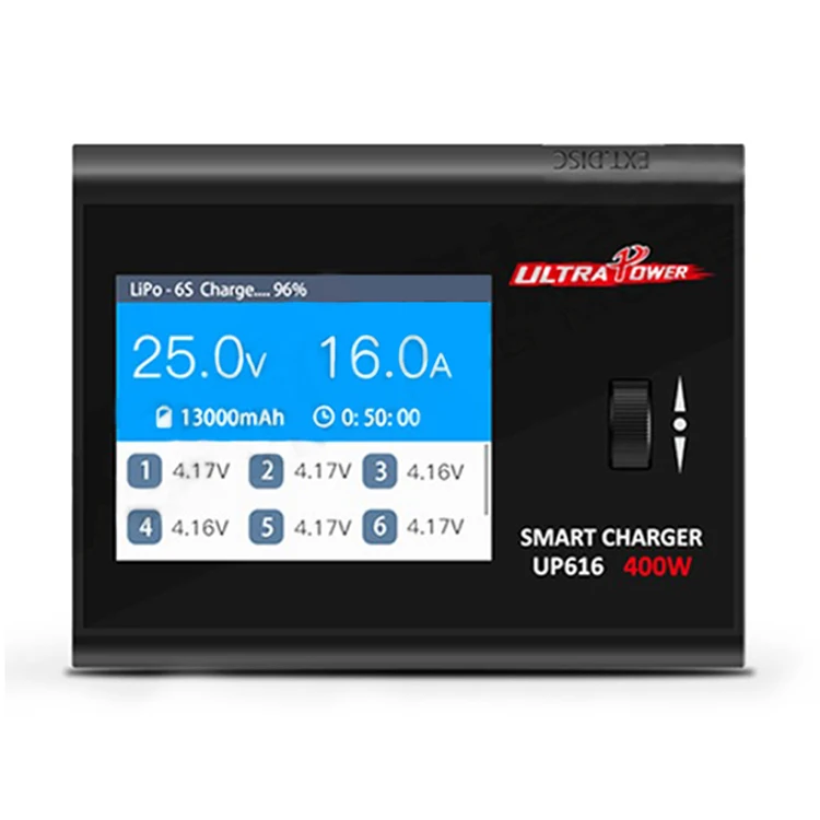 UltraPower616 UP616 Li-Ion Battery Charger 400W 16A Portable Balance Charger