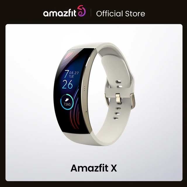 New Amazfit X Smartwatch Global Version Sleep Monitoring Curved Screen Titanium Body 5ATM Water Resistant Multi Sports Modes 1