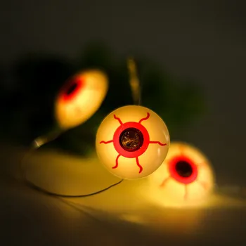 

Halloween 20 LEDs Battery Ghost Eyes String Lights Fairy Light For Halloween Party Decor Halloween String Light Party DIY Decor