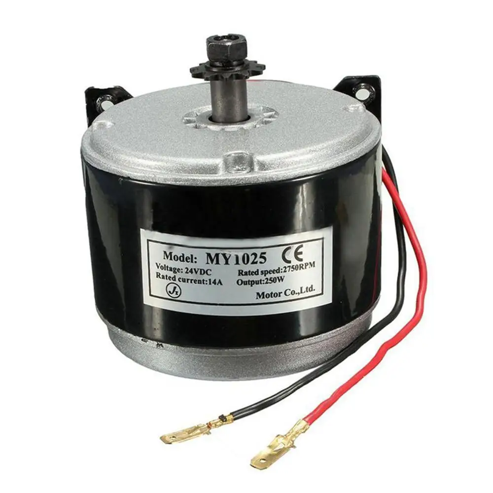 24 вольтового источника электропитания постоянного тока матовый 250W 2750 об/мин для Diy электрический скутер Байк, способный преодолевать Броды для велосипеда My1025 модификации аксессуары