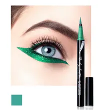 Новинка, 8 цветов, водостойкая, синяя, зеленая, жидкая подводка для глаз, Maquiagem, легко носить, быстросохнущая подводка для глаз, карандаш, косметика для глаз, хит