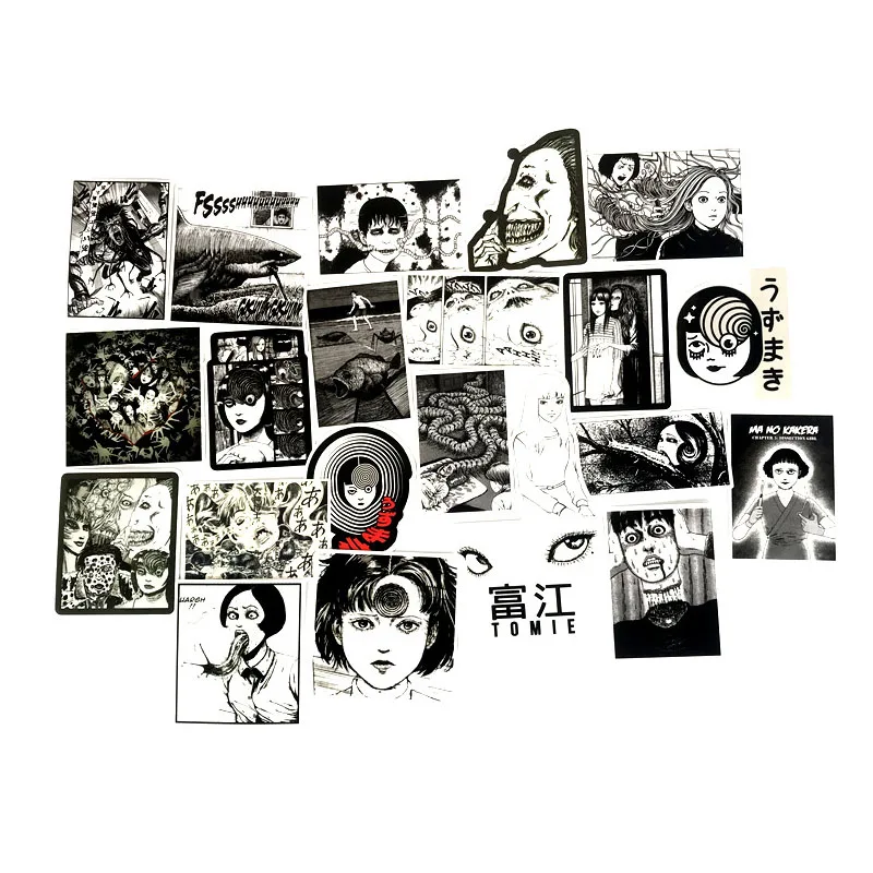 56 шт. Junji Itou TOMIE водоворот наклейка s для DIY сноуборд Скрапбукинг альбом багаж ноутбук телефон наклейки детские игрушки