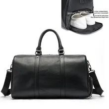 Мужская Сумка водонепроницаемая дорожная сумка натуральная кожа Большая емкость дорожная сумка многофункциональная сумка-тоут повседневные сумки через плечо
