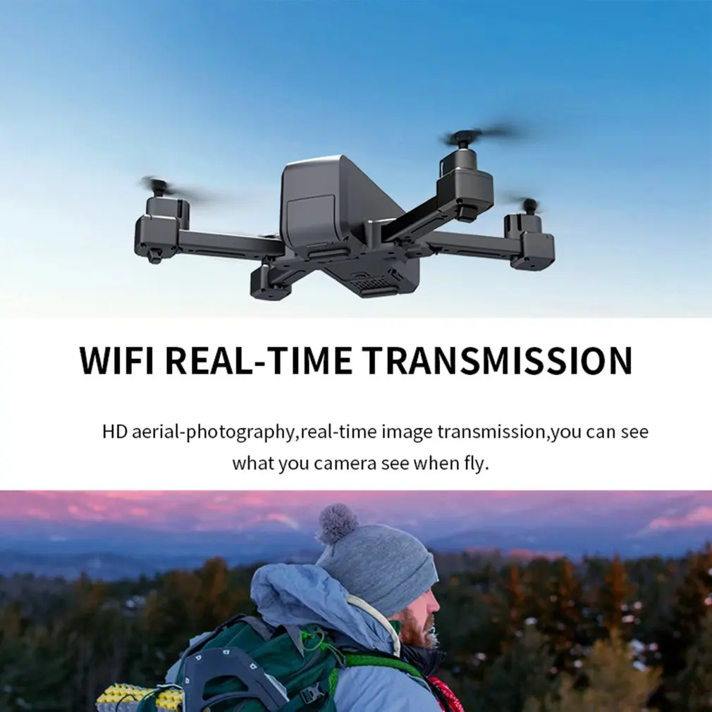 H5 2,4G складной Радиоуправляемый Дрон самолет 4K HD камера 90 градусов широкий угол оптического позиционирования потока Следуйте за мной самолет игрушка