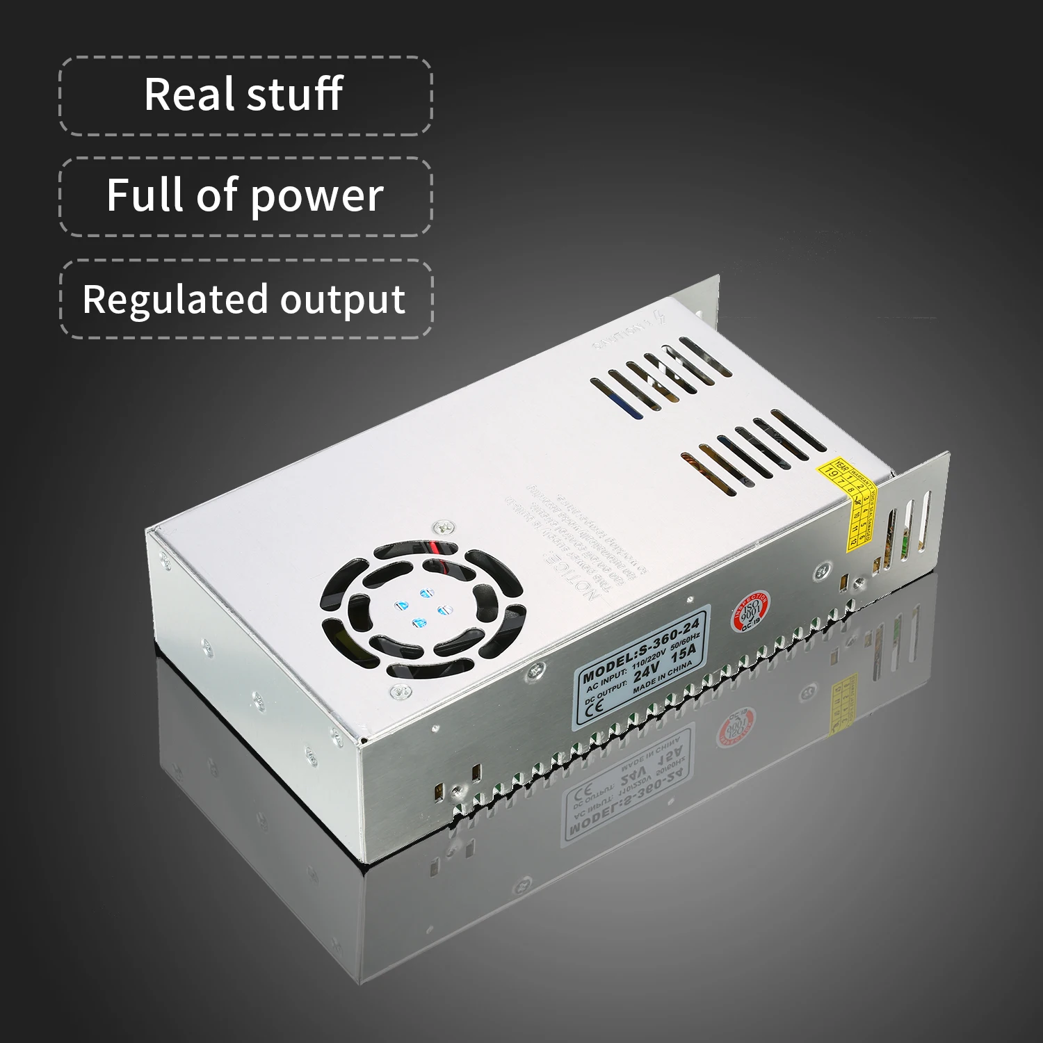12V 30A DC Универсальный Регулируемый импульсный источник питания 12V 30A 360W светодиодный адаптер передачи 12V Источник SMPS драйвер