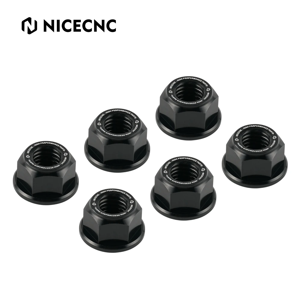 Cnc Sprocket Nuts Set Of 6 M8x1 25 Set For Kawasaki Ninja H2 Sx Se 15 18 Ninja 1000 Ninja Zx 10r Zx 10rr Z1000 11 18 Covers Ornamental Mouldings Aliexpress