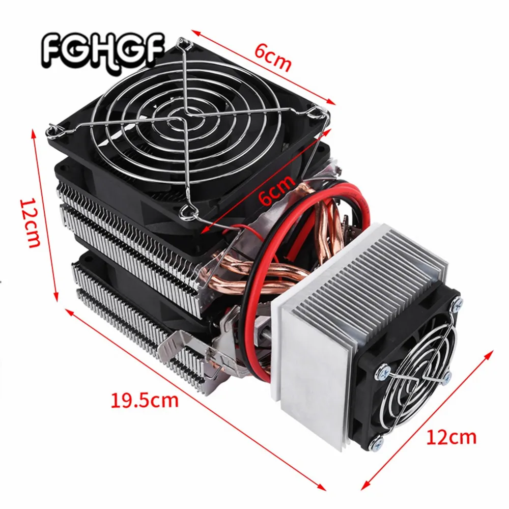 

Original DIY Mini Fridge DC 12V Semiconductor Refrigeration Cooling Device Thermoelectric Cooler High Cooling Efficiency
