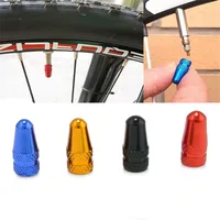Capuchon pour valve Presta de vélo en aluminium, 2 pièces,couvercle de pneu haute pression, accessoires, 1