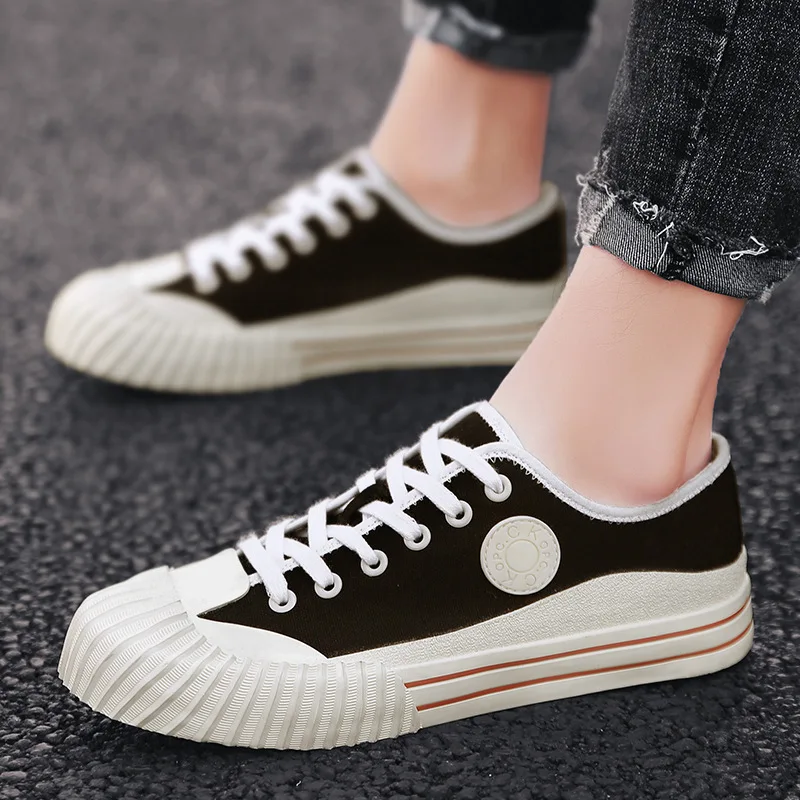 

2019 Summer New Style Breathable Canvas Shoes Men Korean-style Versatile Trend MEN'S SHOES Leisure Board Shoe Students Trendy Sh