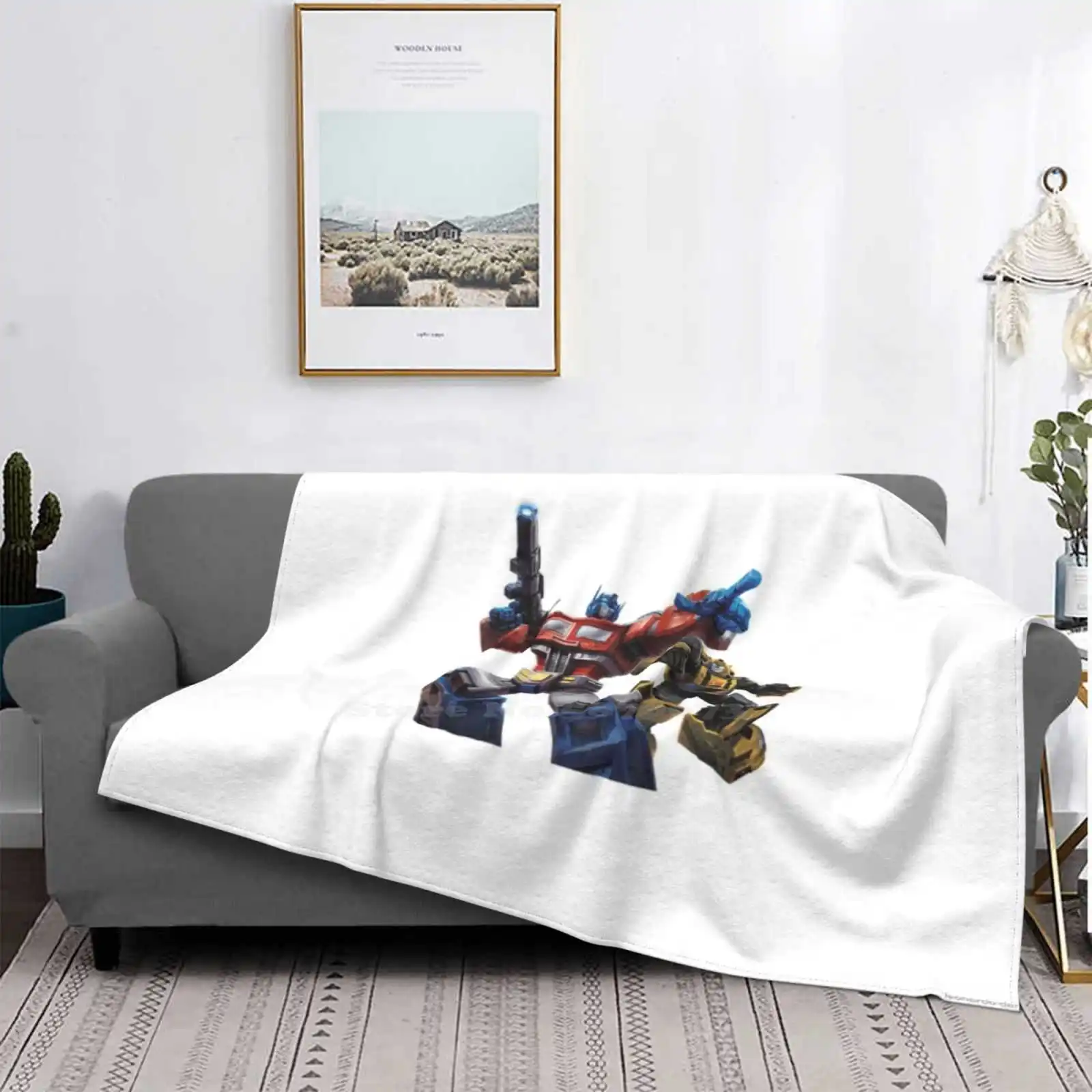Autobots Soft Warm Light Thin Coperta Optimus Prime Kid Film
