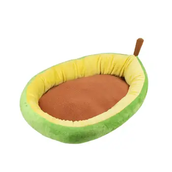 

Pet Dogs Cats Fruit Avocado Kennel Bed Small Dog Warm Open Kennel Four Seasons Warm Soft General Pet Supplies