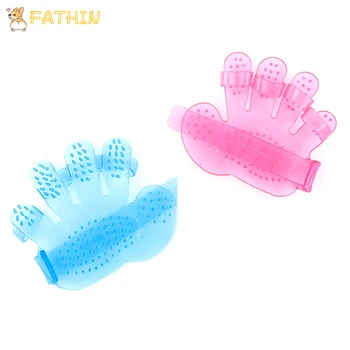 

FATHIN 1PC Dog Bath Brush Soft Five Finger Grooming Glove Pet Supplies