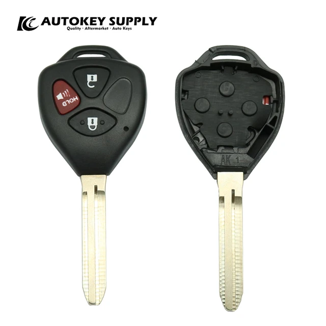 Toyota Car Key & Key Shell With 3 Buttons