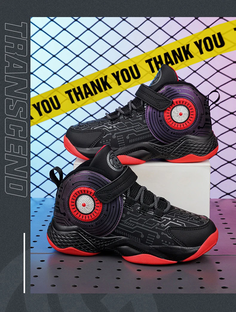 Kids Shoes Trend Cool Boy Outdoor Sneakers Lightweight Activity Supplies Leather Durable Children Casual Running Sport Booties