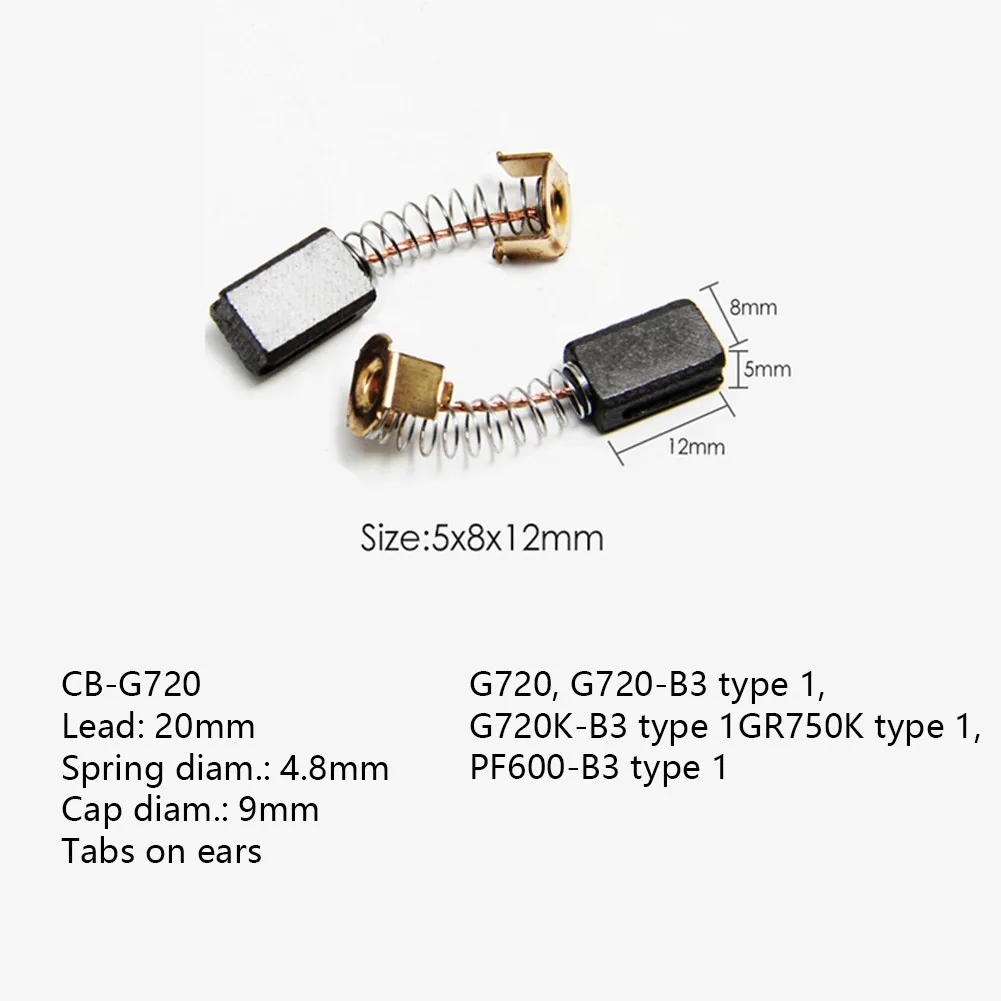 Charbon Moteur 5x8x15mm Pour Taille Haie Black Decker, Taille Haie Black & Decker | Pièces - Foto 11