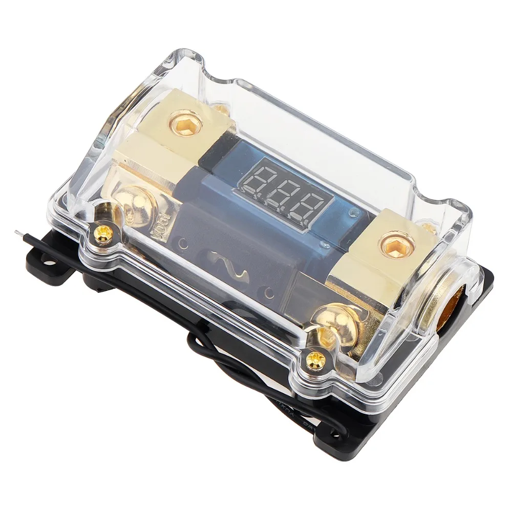 universal 100a 1 in 1 way car fuse box auto stereo audio power