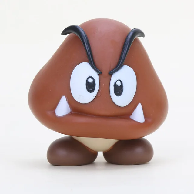 goomba 8-12 см Фигурки "Супер Марио" игрушки Super Mario Bros Bowser Luigi Koopa Yoshi Mario Maker Odyssey ПВХ фигурка модель игрушки куклы - Цвет: goomba
