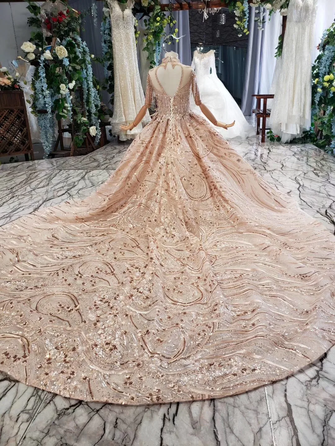 Великолепные пышные платья для девочек Роскошные первого причастия с жемчугом и