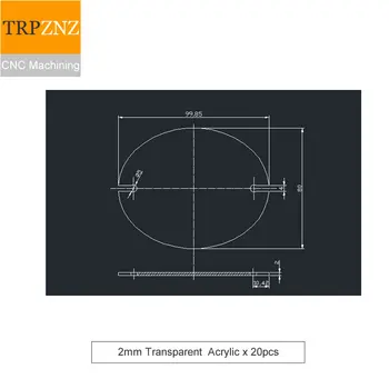 

Custom services, plexiglass plate Acrylic/PMMA plate Laser precision cutting,2mm thickness , Transparent , x 20pcs