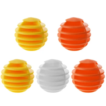 

5pcs Air Flow Hollow Golf Balls Plastic Stripe Training Balls For Golf Practice For Kids(Random Color)