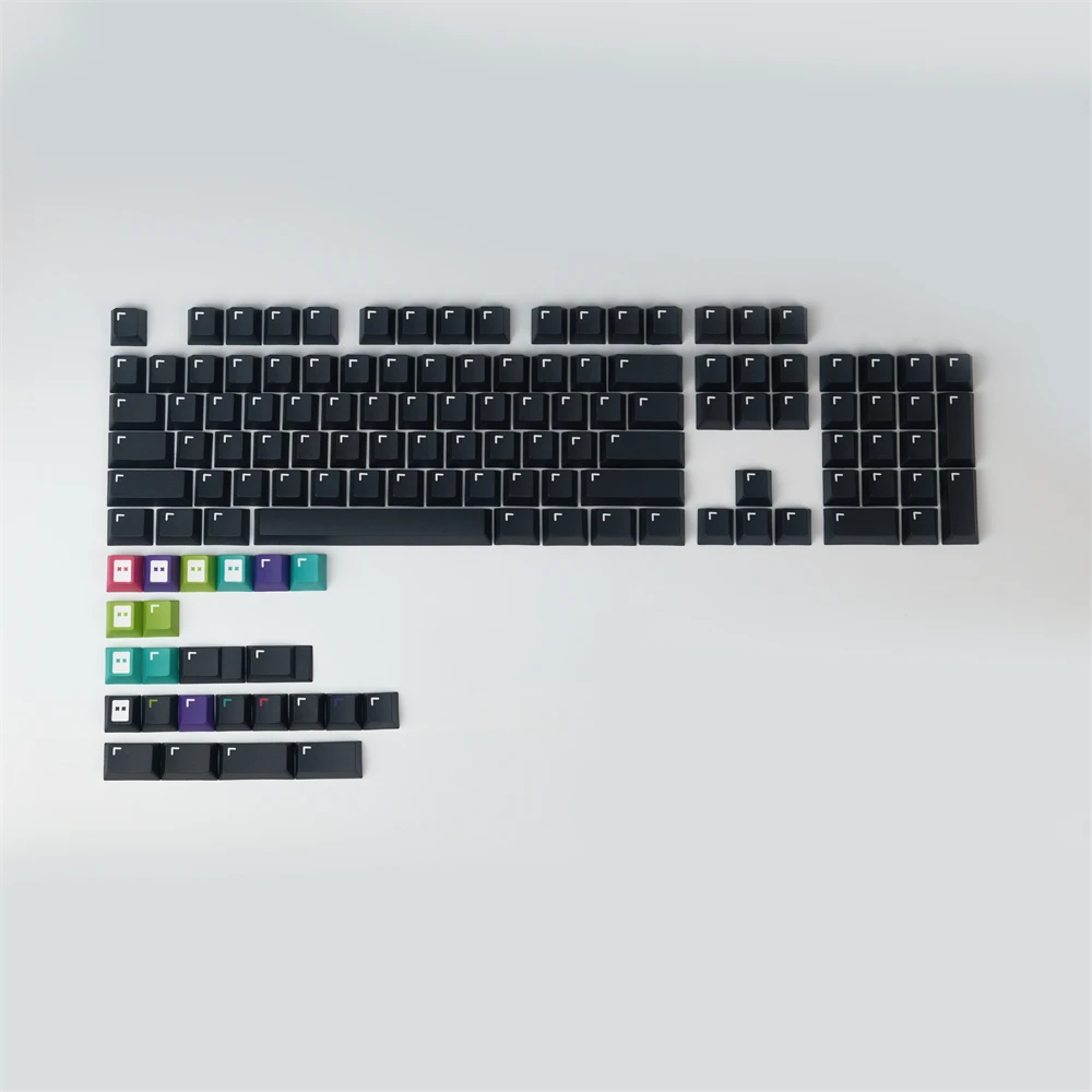 

Клавиши GMK 124, персонализированные колпачки клавиш PBT, вишневый профиль, уникальные колпачки клавиш с сублимационной печатью шрифтов для механической клавиатуры GH60/64/68/87/104