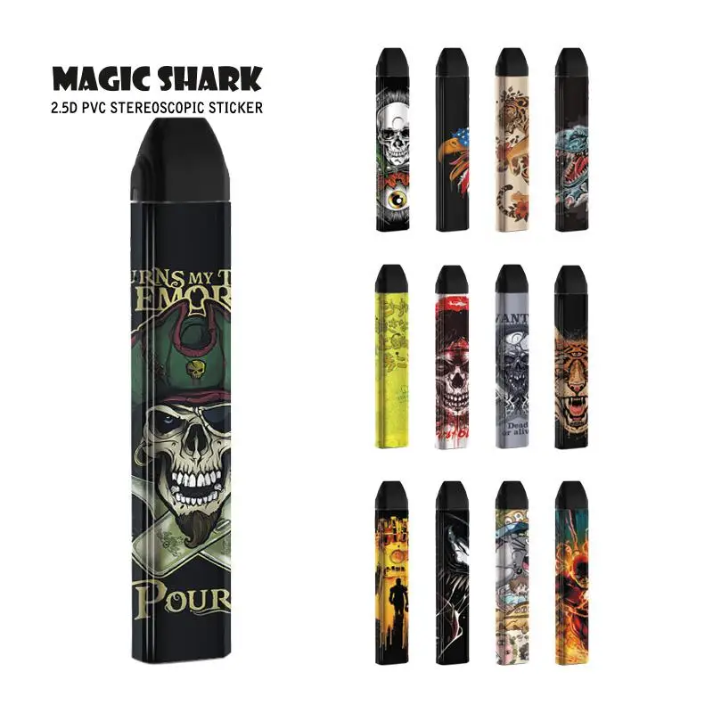 Magic Shark Venum Toroto Flash Man череп пиратский динозавр тигр чехол Обложка для кожи полная