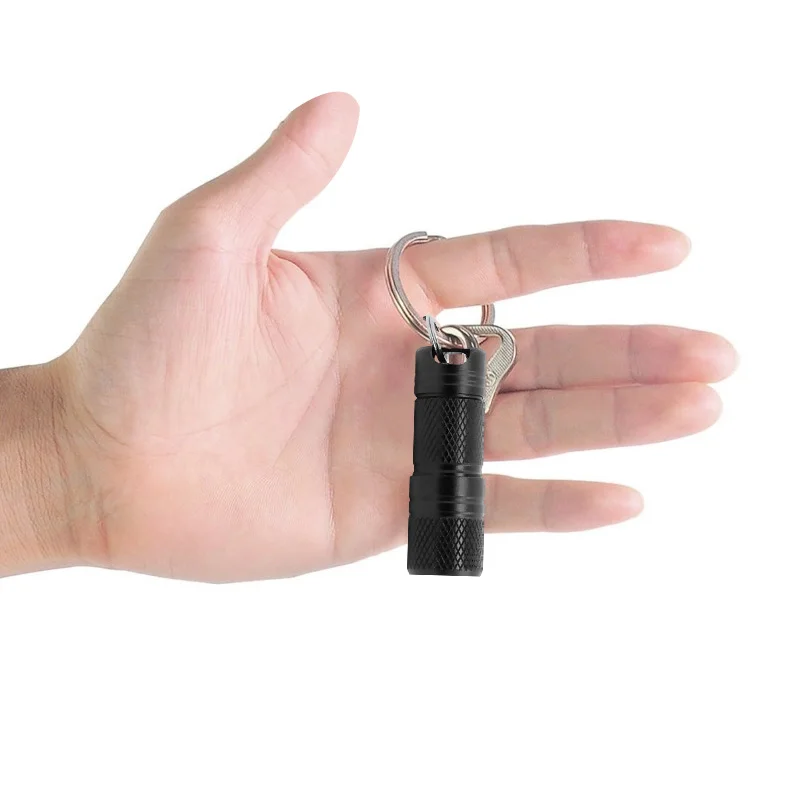 

New Pocket Keychain Flashlight Built-in Battery Mini LED Flashlight Lamp USB Rechargeable Waterproof Camping Torch Small Lantern