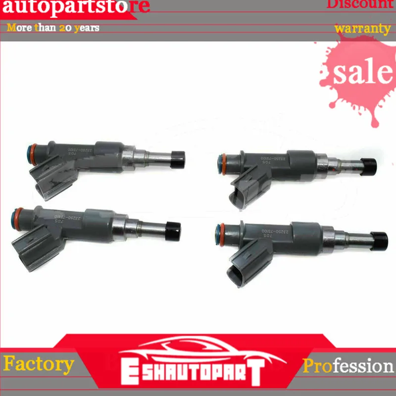 Высококачественный топливный инжектор 23209-79155 4x хорошего качества 23250-75100 23209-09045 для Toyota 4Runner Tacoma